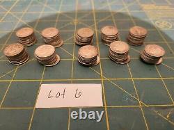 $10 US Roosevelt Dimes 90% silver (1946-1964) Circulated (lot #6)