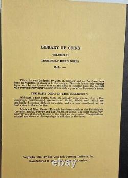 1946-1955 Roosevelt Silver Dime Set In Library Of Coins Album Beautiful Coins