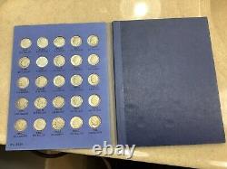 1946-1961 Roosevelt Silver Dimes Grand Pa's CollectionVintage Album, 35 Silver