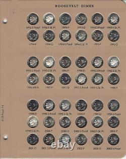 1946-1964-2023 Roosevelt Dime 251 Pc AU-BU Set Complete P D ProofsDansco 8125