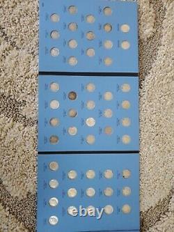 1946-1964 Complete Set Roosevelt Silver Dimes Whitman Folder Book Album 49 Coins