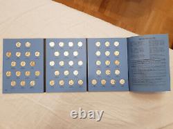 1946-1964 Complete Silver Set Roosevelt Dimes Whitman Folder Book Album UNC/aUNC