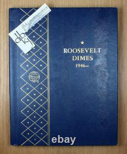 1946 1964 D Roosevelt Dime Set Whitman Folder Uncirculated dbkjB