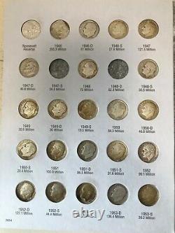 1946-1964 Roosevelt Dime Collection 73 Coins- including- (3 RPM D/D Variety)