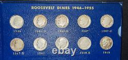 1946 1964 Roosevelt Dime Set Some With Beautiful Toning