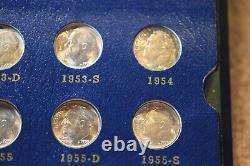 1946-1964 Silver Bu Roosevelt Dime Coin Complete Set & 1965-1986 P&d Set! #25