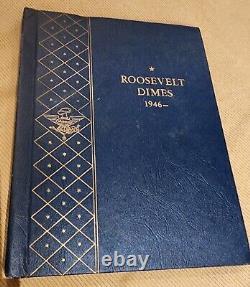 1946 1984 Roosevelt Dime Whitman Album Book