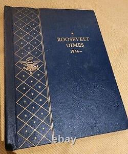 1946 1984 Roosevelt Dime Whitman Album Book