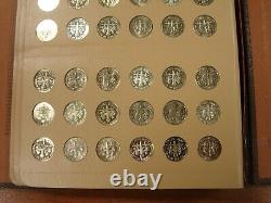 1946-2002 Roosevelt Dime Set 168 Coins (58 Silver) DANSCO with Silver Proofs, 96-W