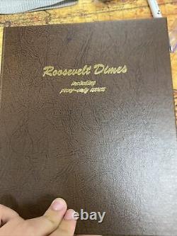 1946 2012 Roosevelt Dime Set P, D, S, Clad & Silver Proofs Dansco Album BU
