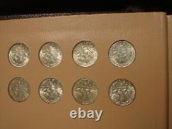 1946-2014 Roosevelt Dime Set 145 Coins (48 Silver) DANSCO (no proofs, no 96-W)