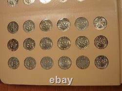 1946-2014 Roosevelt Dime Set 145 Coins (48 Silver) DANSCO (no proofs, no 96-W)