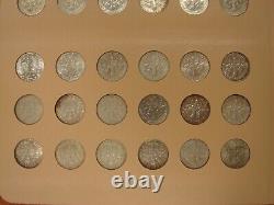 1946-2016 Roosevelt Dime Set 149 Coins (48 Silver) DANSCO album (NO PROOFS NO W)