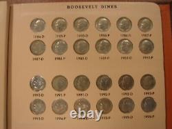 1946-2016 Roosevelt Dime Set 149 Coins (48 Silver) DANSCO album (NO PROOFS NO W)