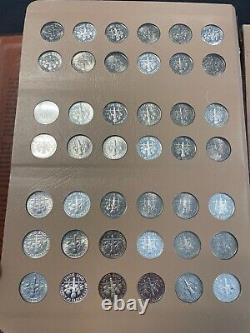 1946- 2021 Complete set Roosevelt Dimes P D S Silver Proofs! GORGEOUS 245 coins