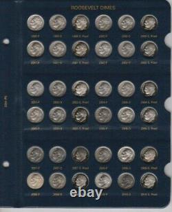 1946-2021 PDS Roosevelt Complete UNC BU Gem Proof Silver Clad Set