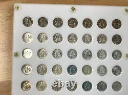 1946-69 Roosevelt Silver Dime Set of 56 Brilliant Uncirculated Coins CC0087