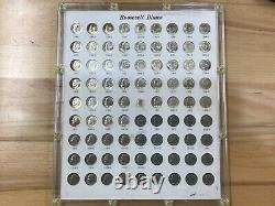 1946-81 Roosevelt Silver Dime Set of 48 Brilliant Uncirculated Coins CC0091