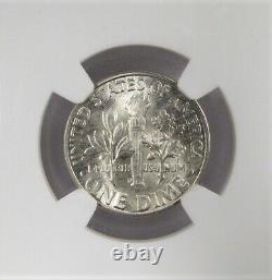 1946-D/D Low Pop/Top Pop Silver Roosevelt Dime NGC MS67+ Coin AJ144