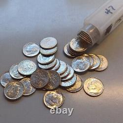 1946 D Nice Uncirculated Partial Roll Roosevelt Dimes 90% Silver (47 Coins)