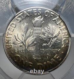 1946 D Roosevelt Dime PCGS MS67FB Toned Silver Coin 10C