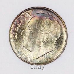 1946-S Roosevelt Dime 10c Old Small Holder ANACS MS67 beautiful color! J9