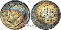 1946-s 10c Ngc Ms66ft Roosevelt Two-sided Rainbows & Inverted S