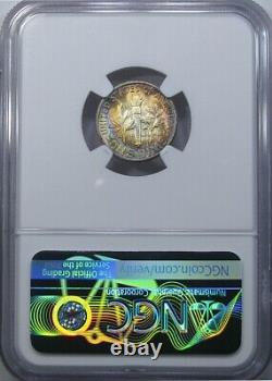 1946-s 10c Ngc Ms66ft Roosevelt Two-sided Rainbows & Inverted S