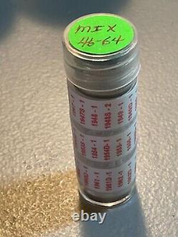 1946 to 1964 Roosevelt Silver Dime Roll Each Year Date With Mix of Mint Marks