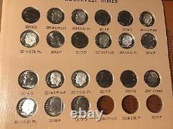 1946 to 2018 Roosevelt Head Dime Collection a Set of 229 Dimes