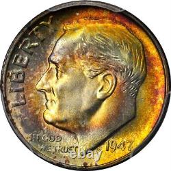 1947-S Roosevelt Dime PCGS MS 68 Top Pop Only 14 in this Grade None Higher