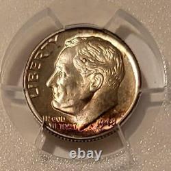 1948 D Roosevelt Dime MS67 FB PCGS GSH