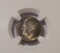 1948 S Roosevelt Dime MS67 FT NGC Nicely Toned