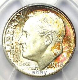 1950-D Roosevelt Dime 10C Coin Certified PCGS MS68 FB (FT) $2,400 Value