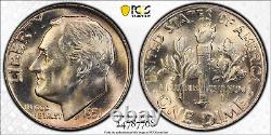 1951-D 10C MS66FB PCGS RPM FS-501 Variety Repunched Mintmark Full Bands Registry