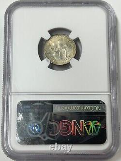 1951 S Roosevelt Dime NGC MS68 Nicely Toned