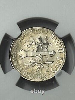 1951 S Roosevelt Dime NGC MS68 Nicely Toned