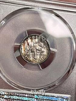 1951-S Roosevelt Dime PCGS MS67FB Full Bands Toned