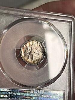 1951-S Roosevelt Dime PCGS MS67FB Full Bands Toned