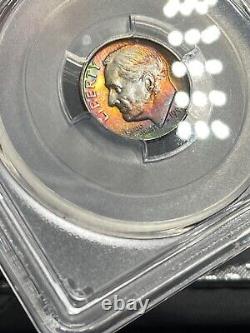 1953-D Roosevelt Dime PCGS MS66 Beautiful Toning