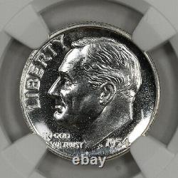1954 Proof Roosevelt Dime 10c Ngc Certified Pf 69 Proof (004)