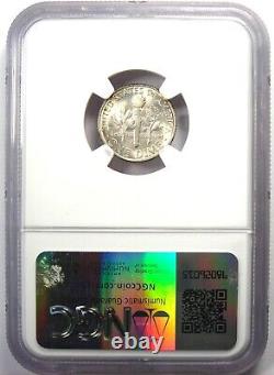 1954-S Roosevelt Dime 10C Coin Rainbow Tone Certified NGC MS68 $1,000 Value