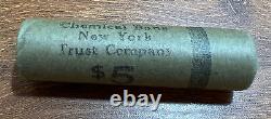 1954-S Roosevelt Silver Dime Original Bank Roll Of 50 Coins BU Uncirculated