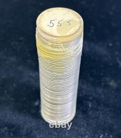 1955-S Roosevelt Dime 50-Coin Roll BU