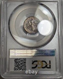 1957 P Roosevelt Silver Dime PCGS MS 66 Toned