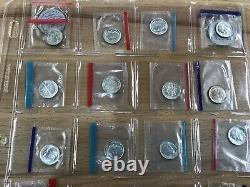 1959-1964 PD Roosevelt Silver Dime BU Mint Set Lot of 20 Assorted Coins E9775