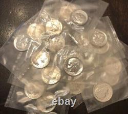 1960 1964 Gem Proof Roosevelt SILVER Dimes In Original Cello 50 Coins $5 Face