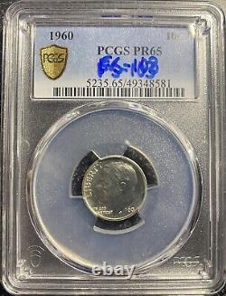 1960 Roosevelt Dime PR 65 PCGS DDO