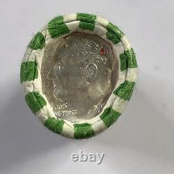 1962 D Roosevelt Dimes Roll Original Wrapped BU 50 90% Silver Coins Edr-15