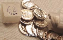 1962 Proof Dime Roll (50) A good Silver Investment #1124 badly toned